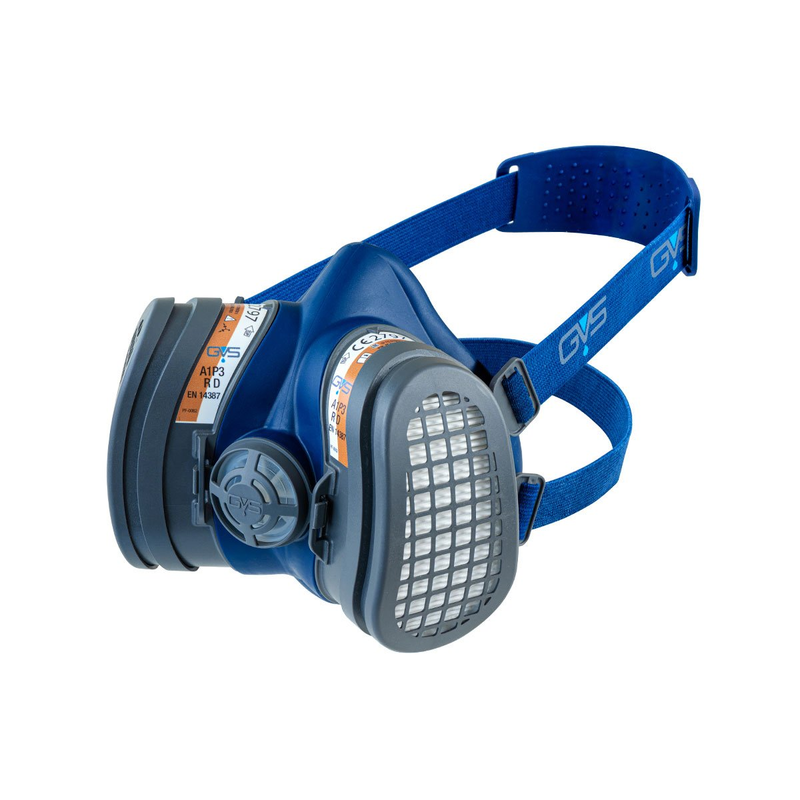 Maschera di protezione da spray antigas GVS ELIPSE mezza faccia con filtri A1P3
